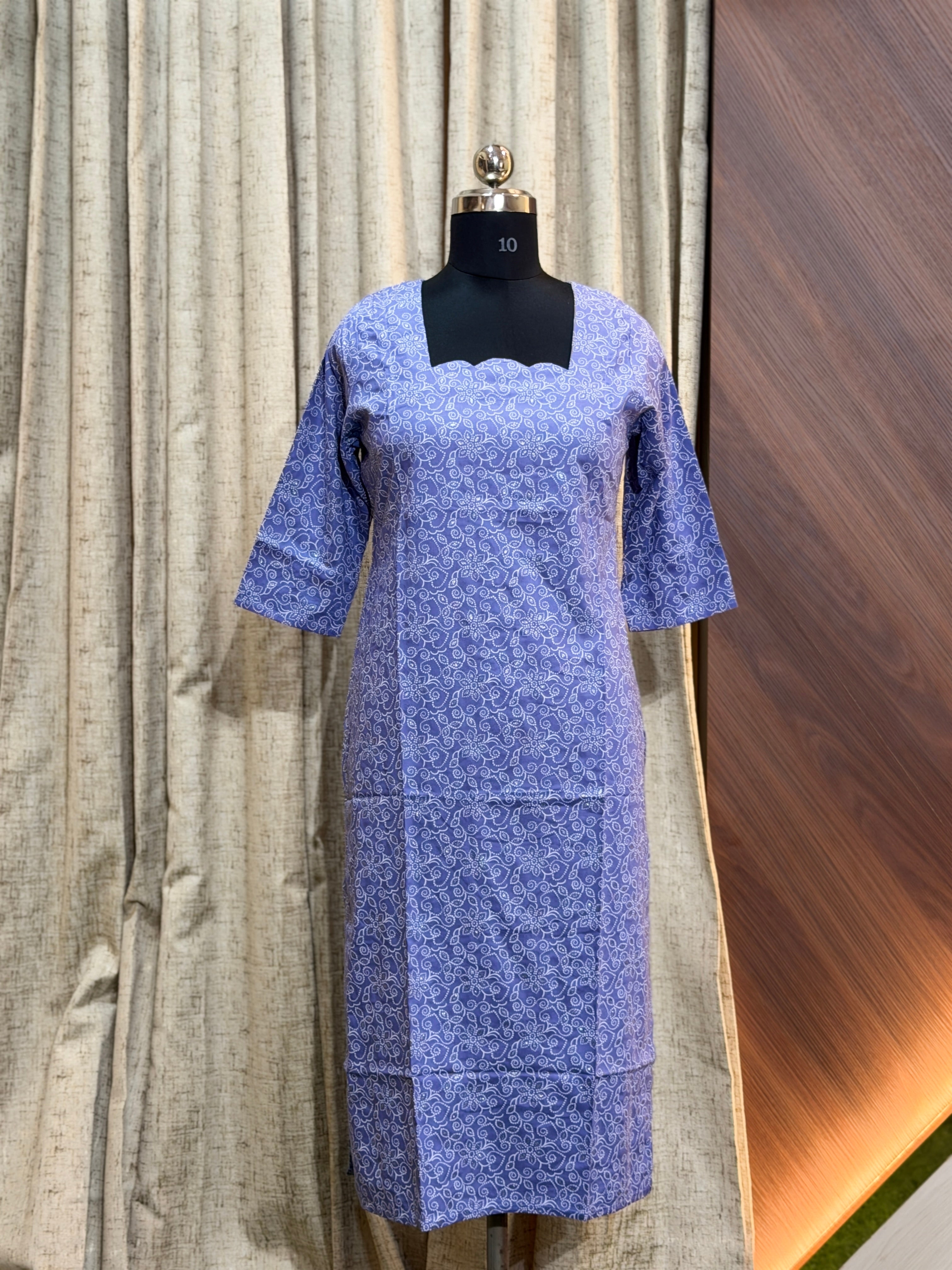 9844 - Daily wear Long Kurtis