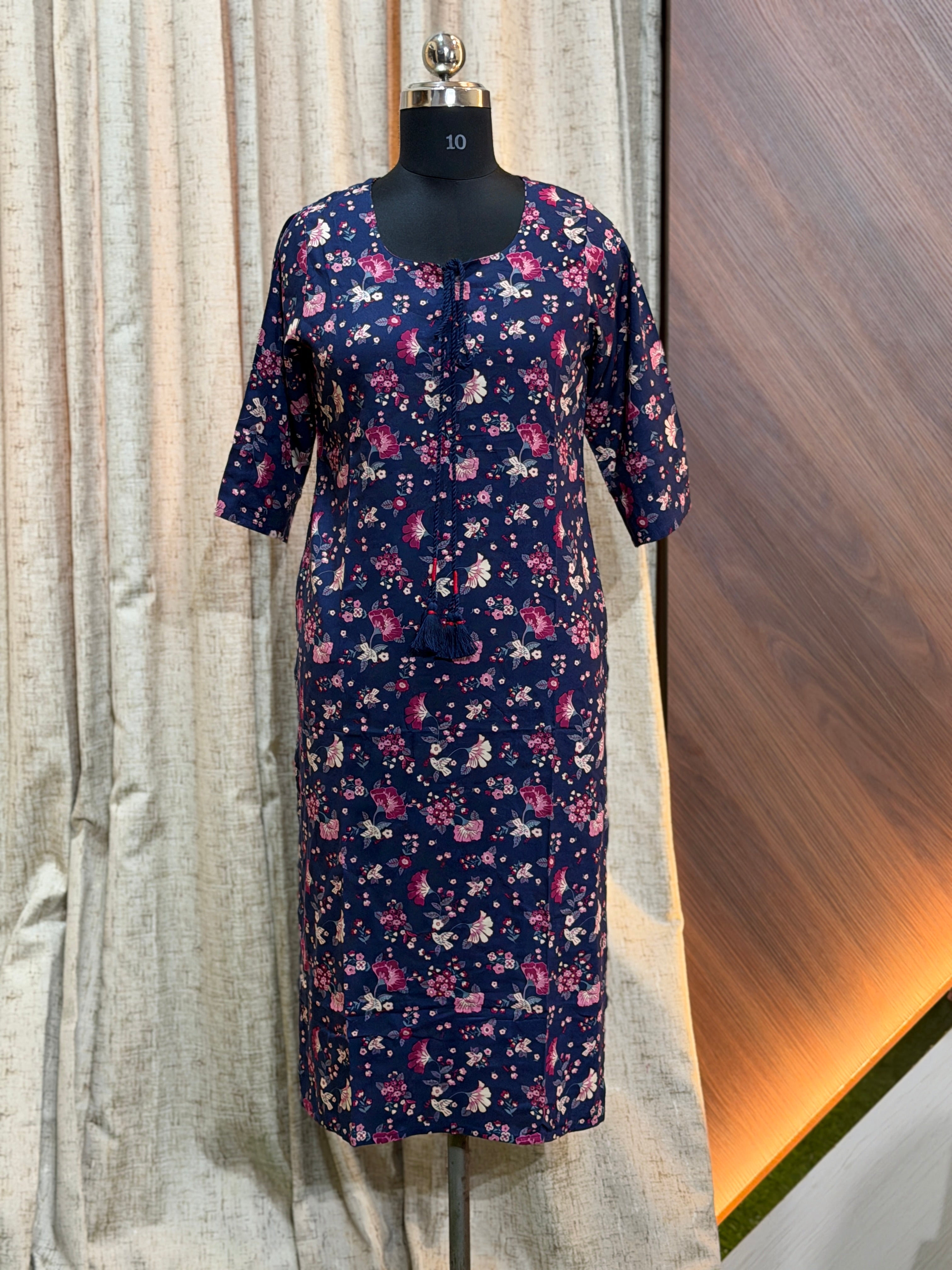 9836 - Daily wear Long Kurtis