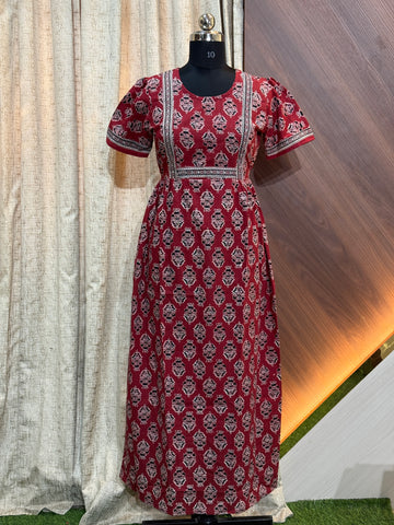 8018 - Frock Style Nighty