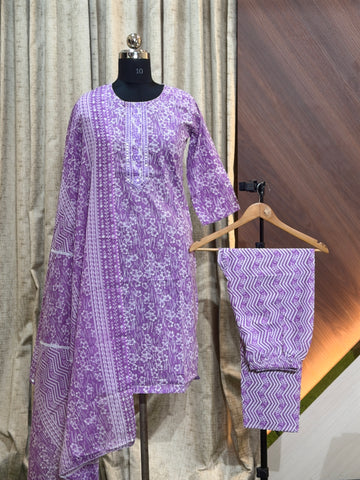 A178  - Kurti with Pant and Dupatta