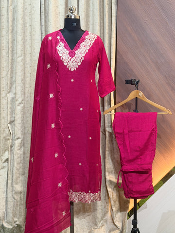 A184  - Kurti with Pant and Dupatta