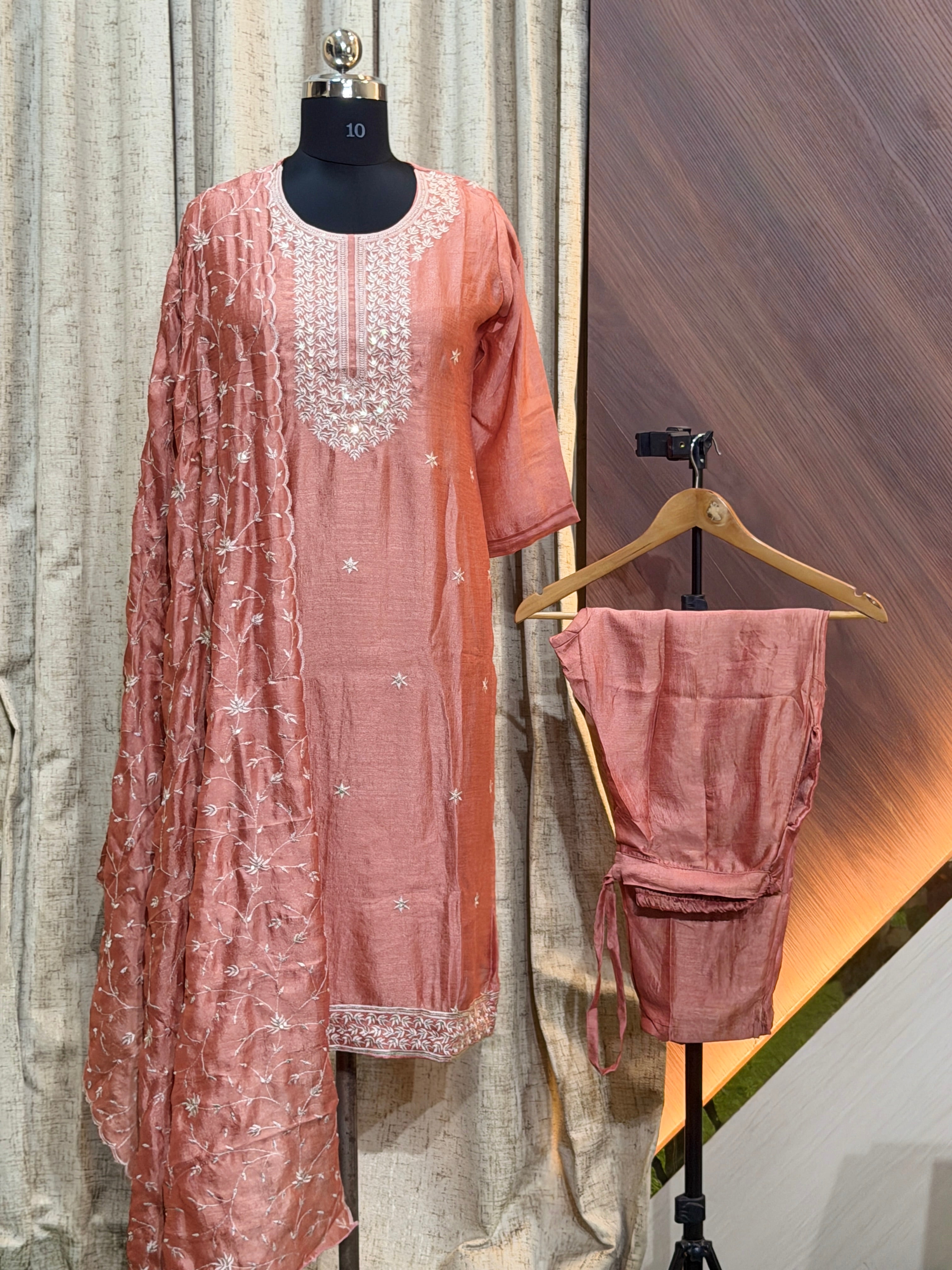 A187  - Kurti with Pant and Dupatta