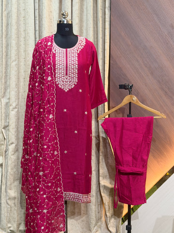 A188  - Kurti with Pant and Dupatta