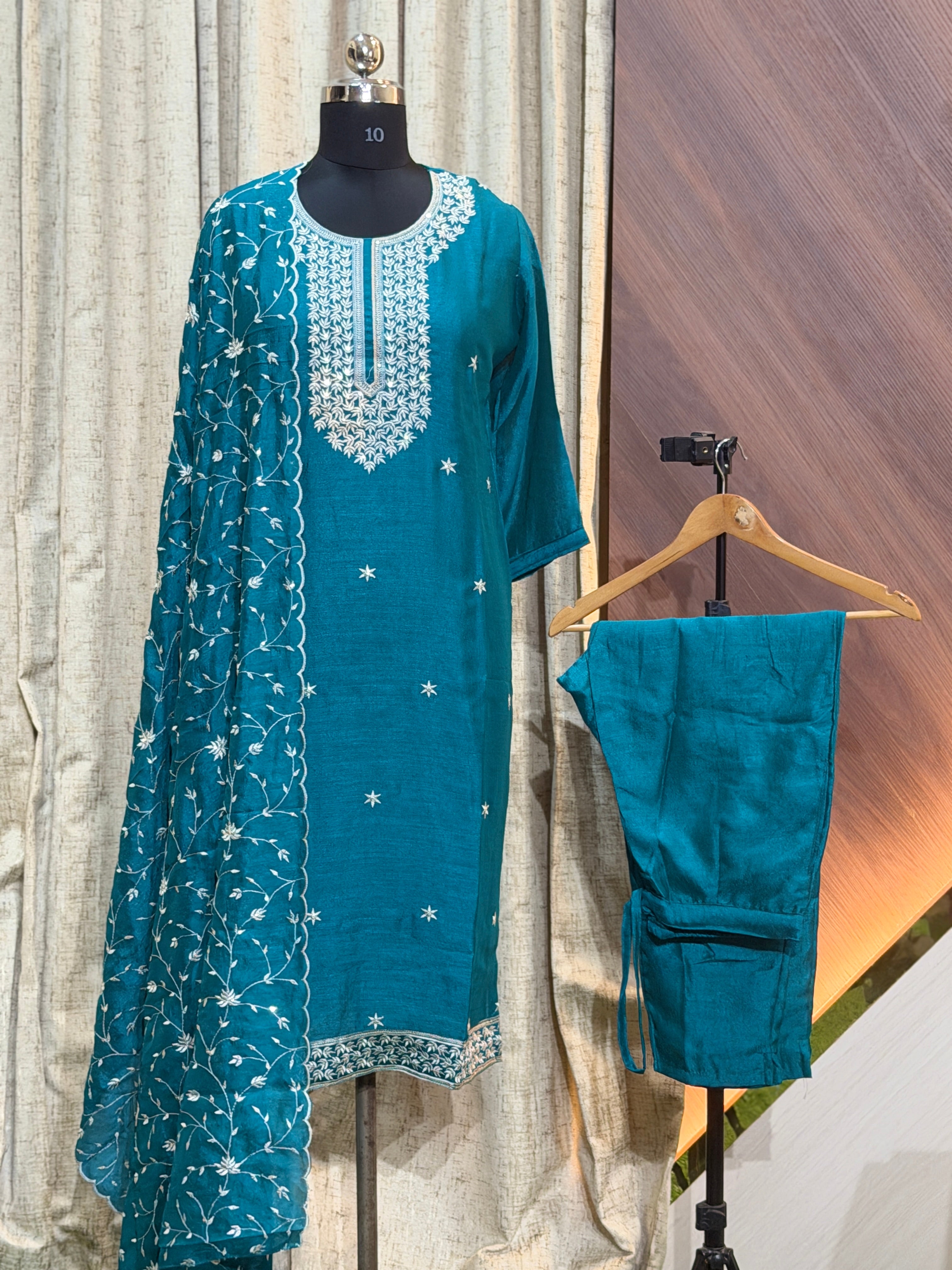 A189  - Kurti with Pant and Dupatta