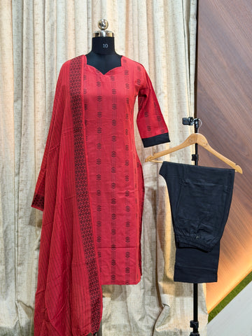 A245 - Cotton 3pc Kurta Set