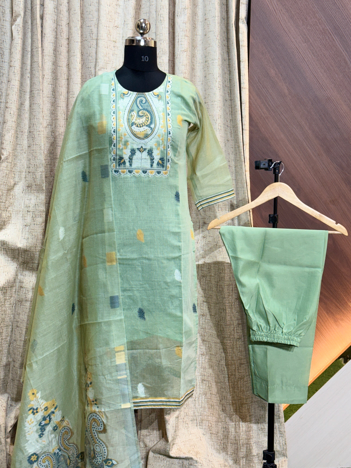 B484  - Kurti with Pant and Dupatta