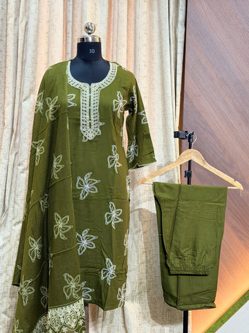 A345 - Kurti with Pant and Dupatta