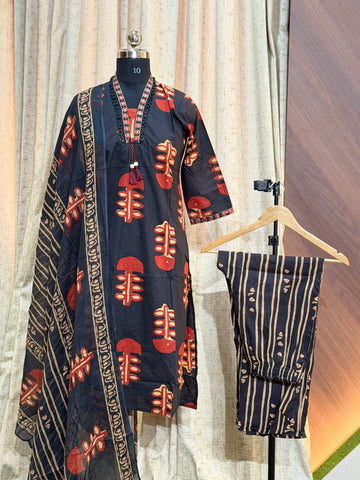 A433 - Kurti with Pant and Dupatta