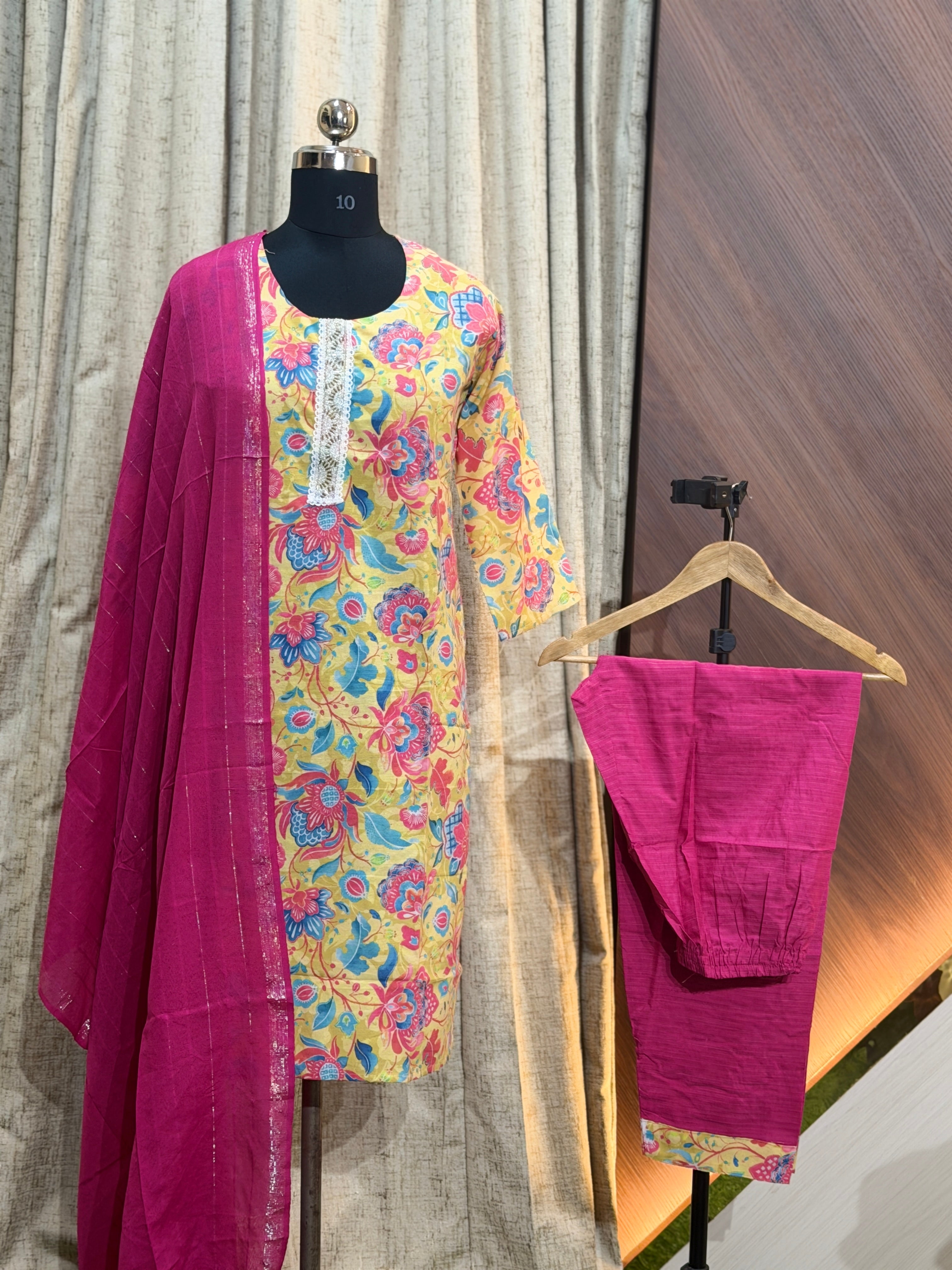 A470 - Cotton 3pc Kurta Set