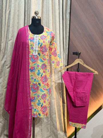 A470 - Cotton 3pc Kurta Set