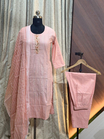A471 - Cotton 3pc Kurta Set
