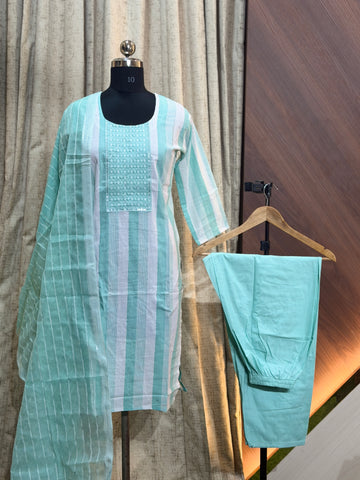 A479 - Cotton 3pc Kurta Set