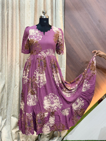 B573  - Fit & Flared Frock