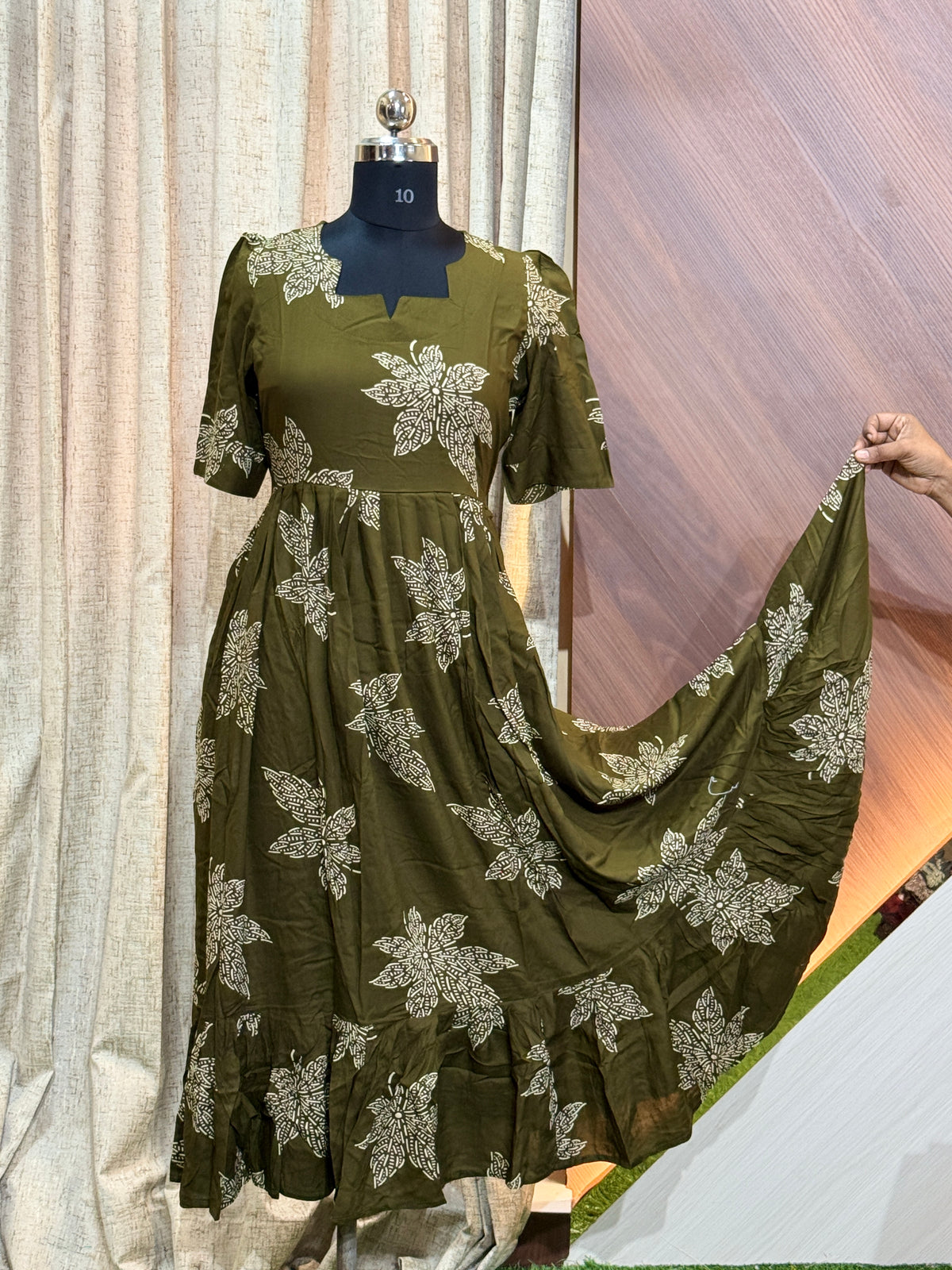 B571  - Fit & Flared Frock