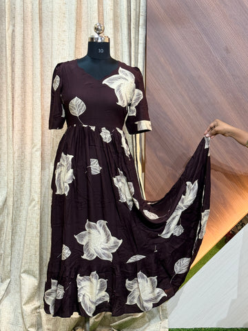 B570  - Fit & Flared Frock