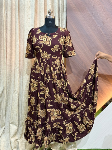 B564  - Fit & Flared Frock