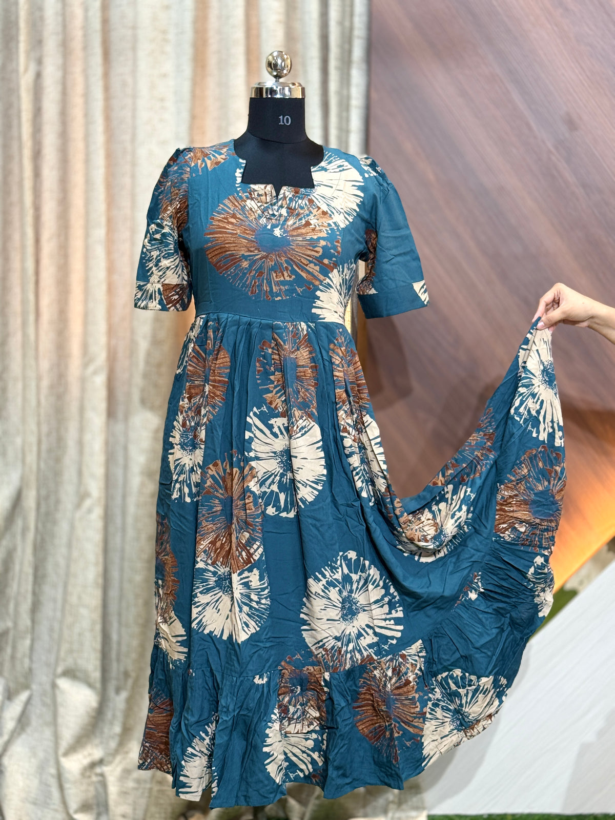 B567  - Fit & Flared Frock