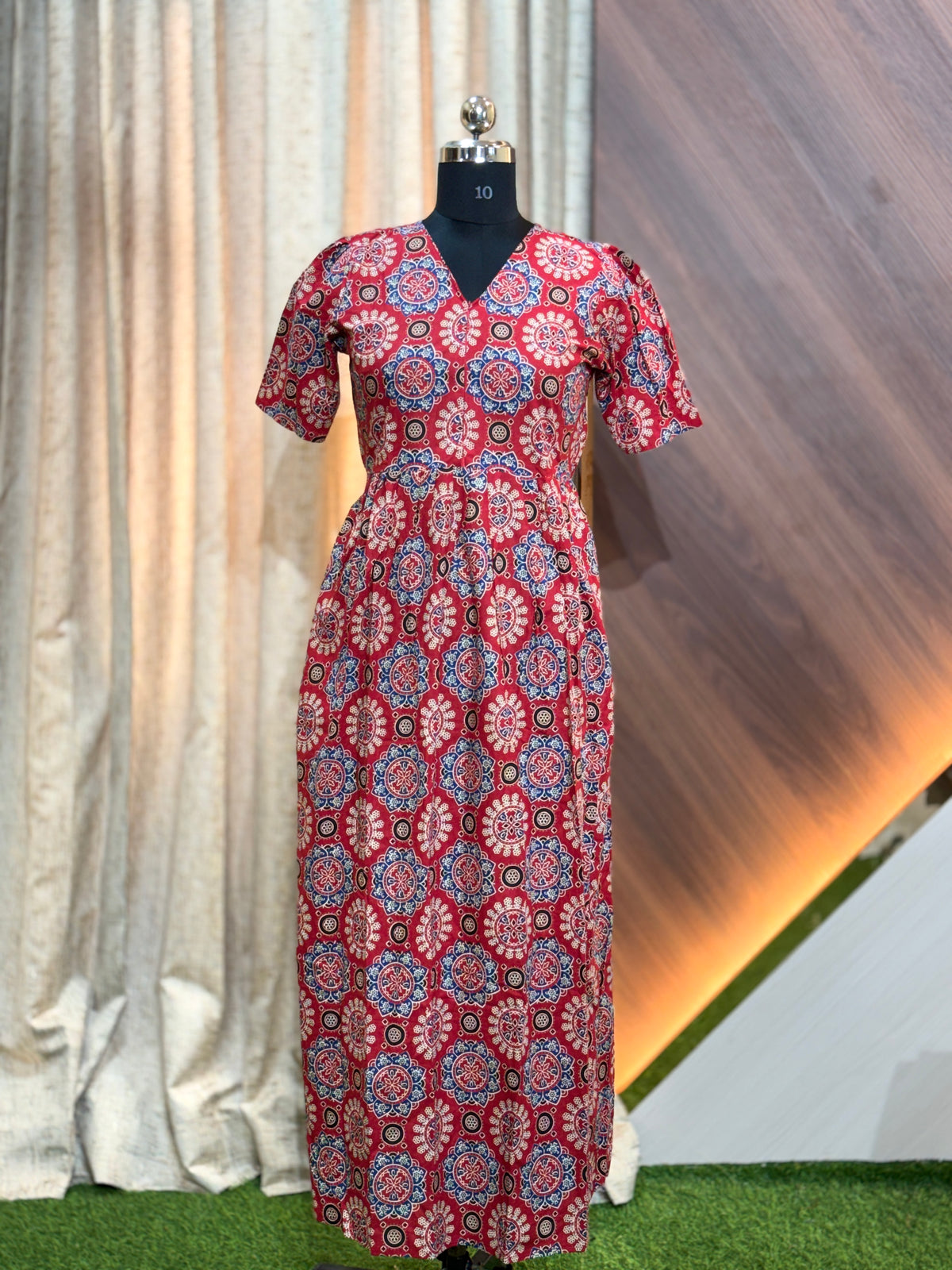 B588 - Frock Style Nighty Feeding with Center Zip