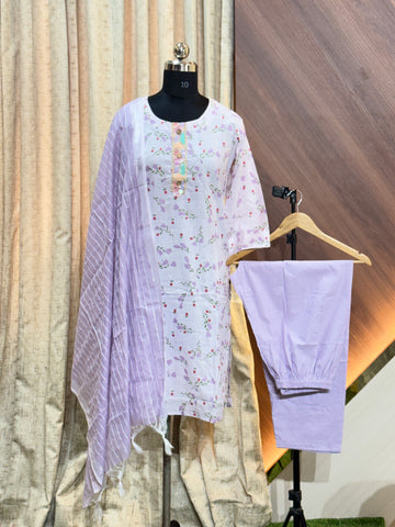 8174 - Cotton 3pc Kurta Set