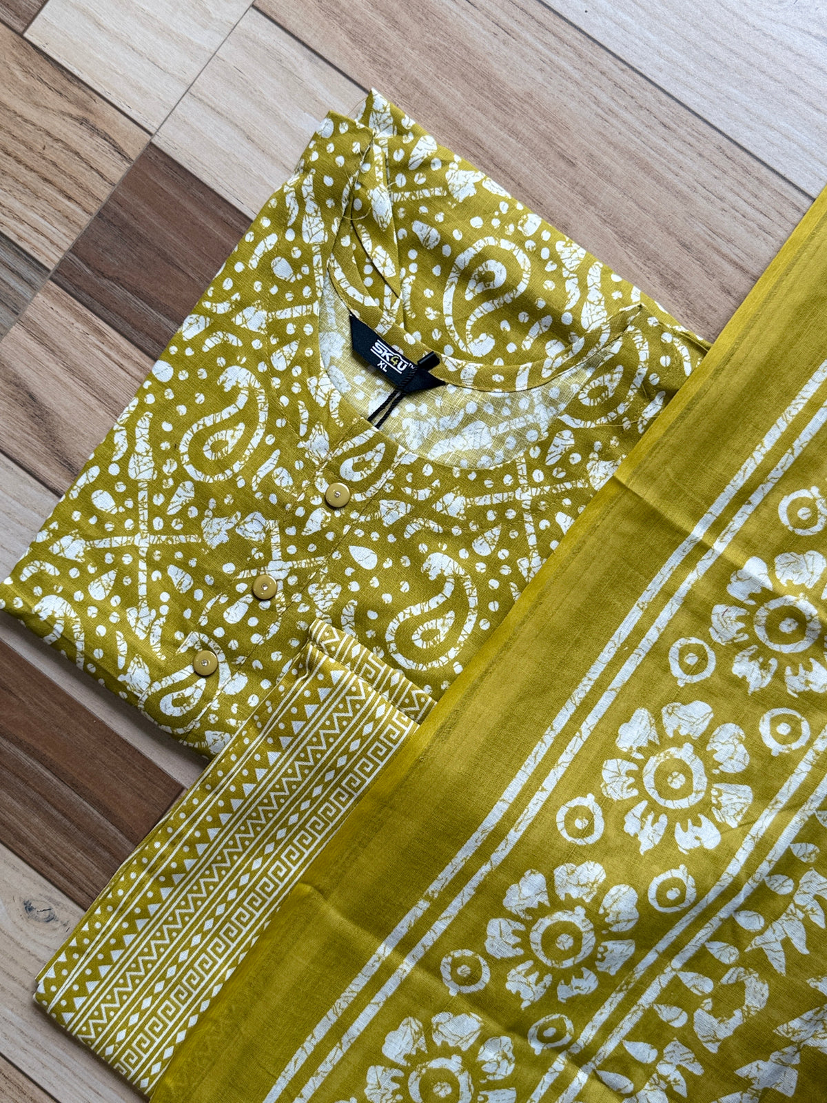 B702 - Cotton 3pc Kurta Set