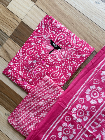 B705 - Cotton 3pc Kurta Set