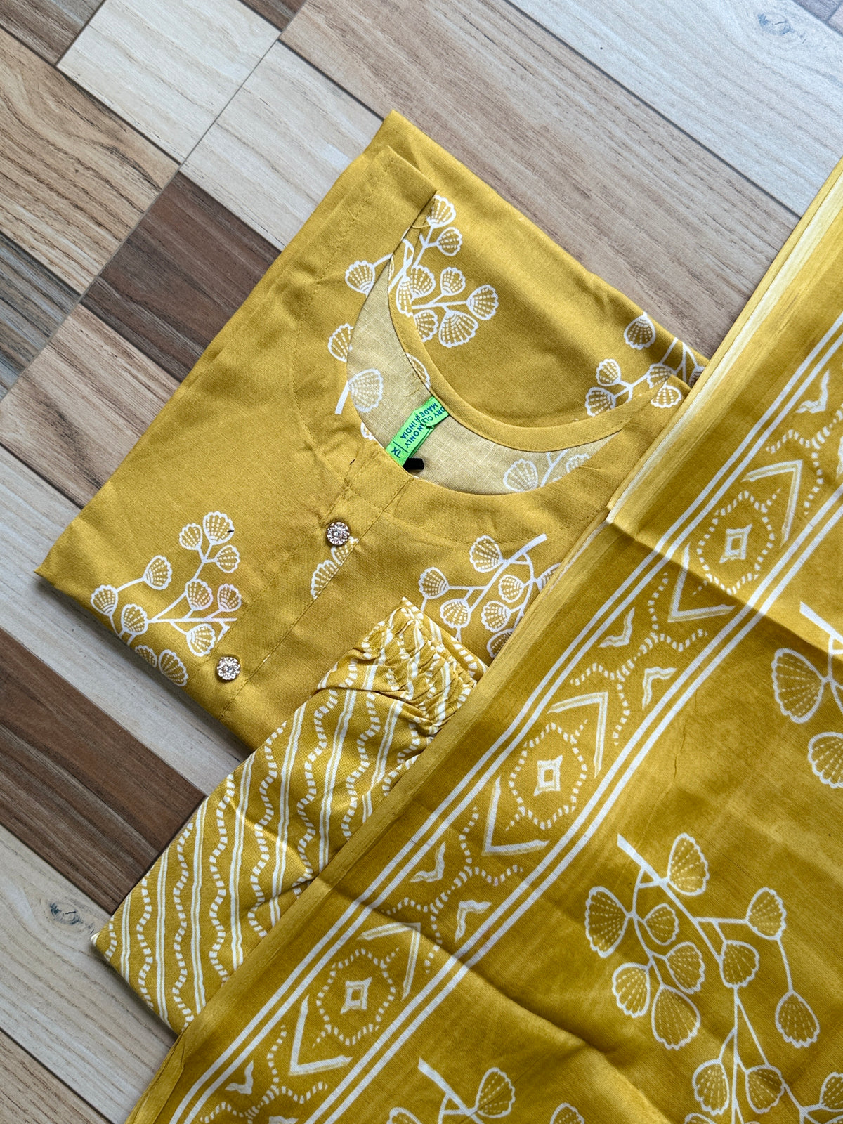 B707 - Cotton 3pc Kurta Set