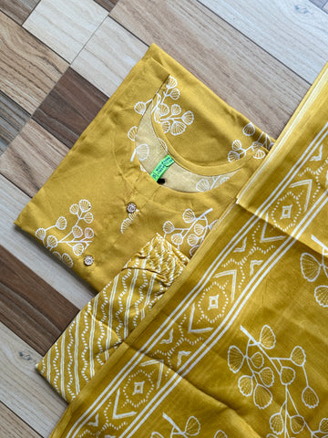B707 - Cotton 3pc Kurta Set