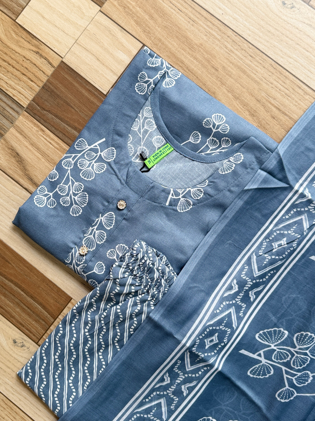 B709 - Cotton 3pc Kurta Set