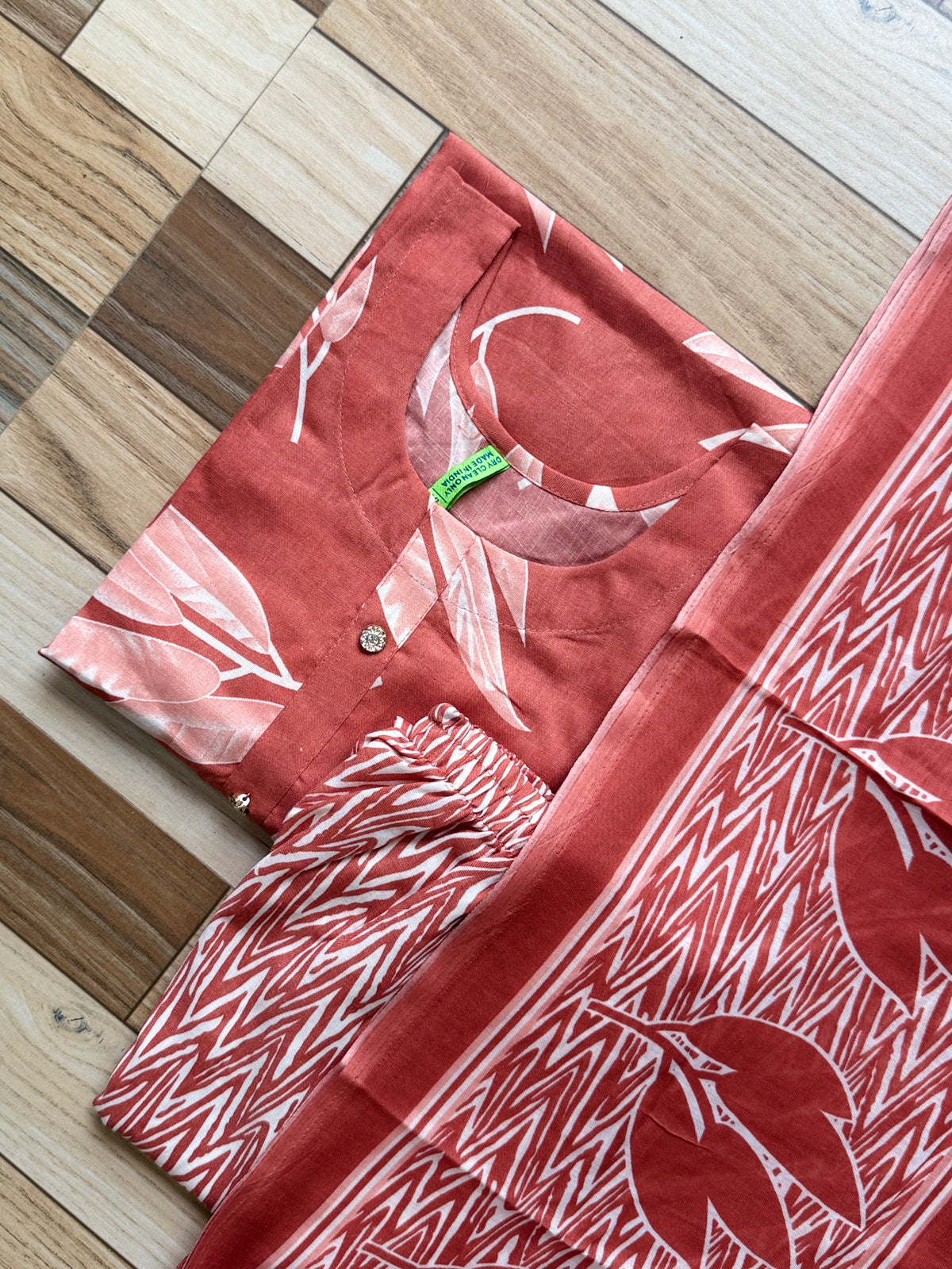 B711 - Cotton 3pc Kurta Set