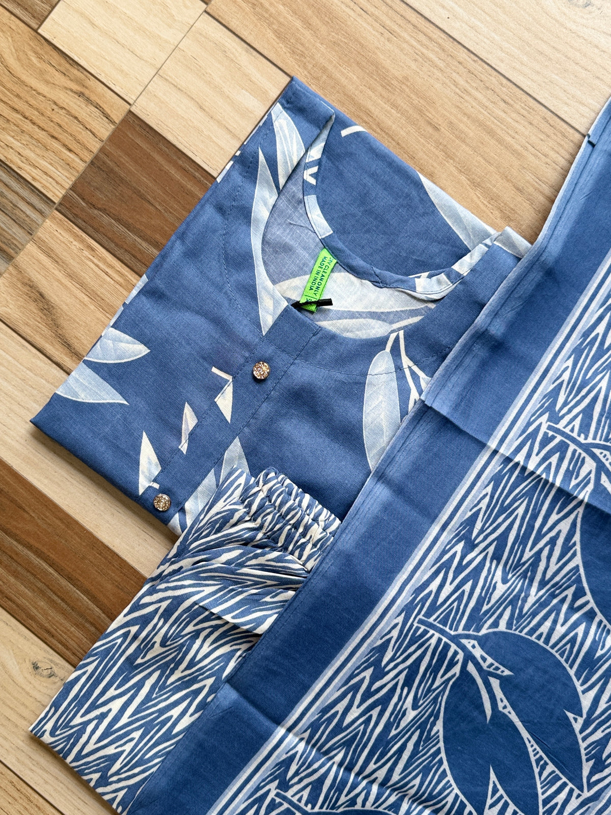 B712 - Cotton 3pc Kurta Set