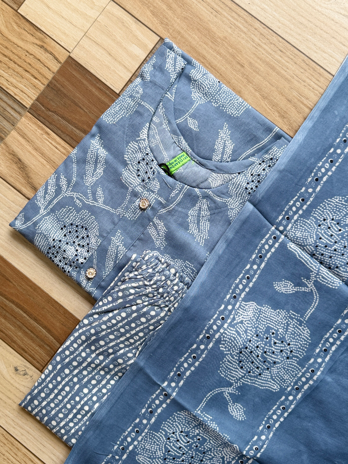 B716 - Cotton 3pc Kurta Set