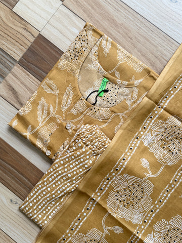 B717 - Cotton 3pc Kurta Set