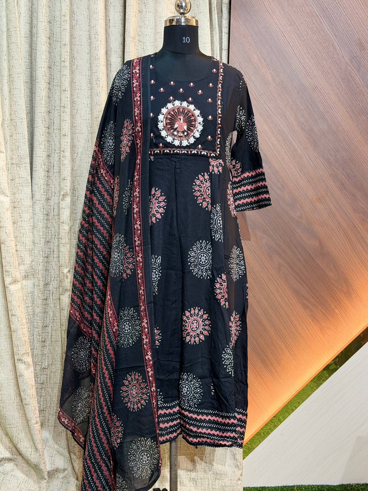 S134  -  Anarkali kurtis with duppatta