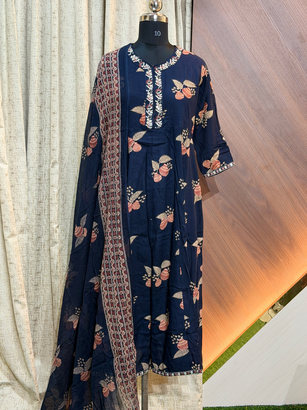 S140  -  Anarkali kurtis with duppatta