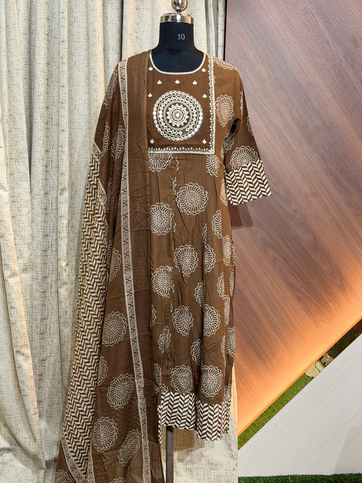 S141  -  Anarkali kurtis with duppatta