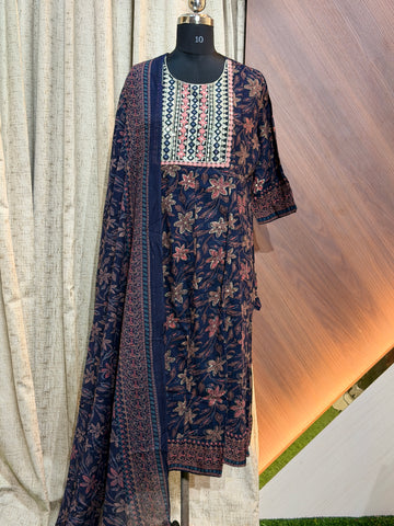 S142  -  Anarkali kurtis with duppatta