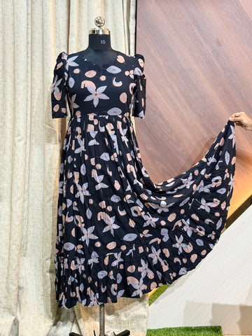 8811 - Fit & Flared Frock