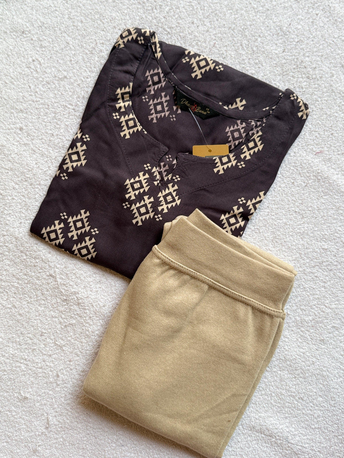 B873 - Kurti with Jeggings Combo