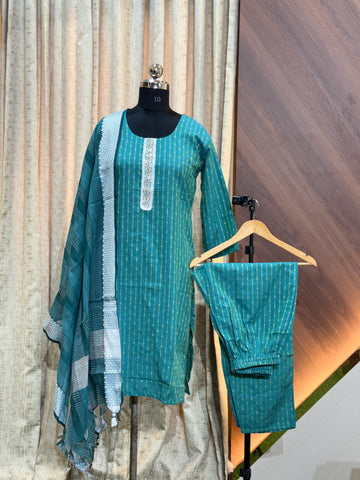 8831 - Cotton 3pc Kurta Set