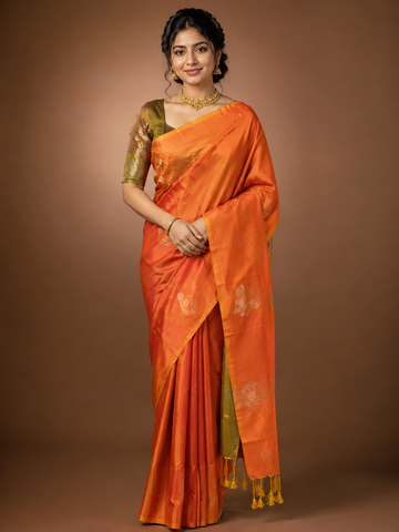 8876   -  Soft Silk Saree