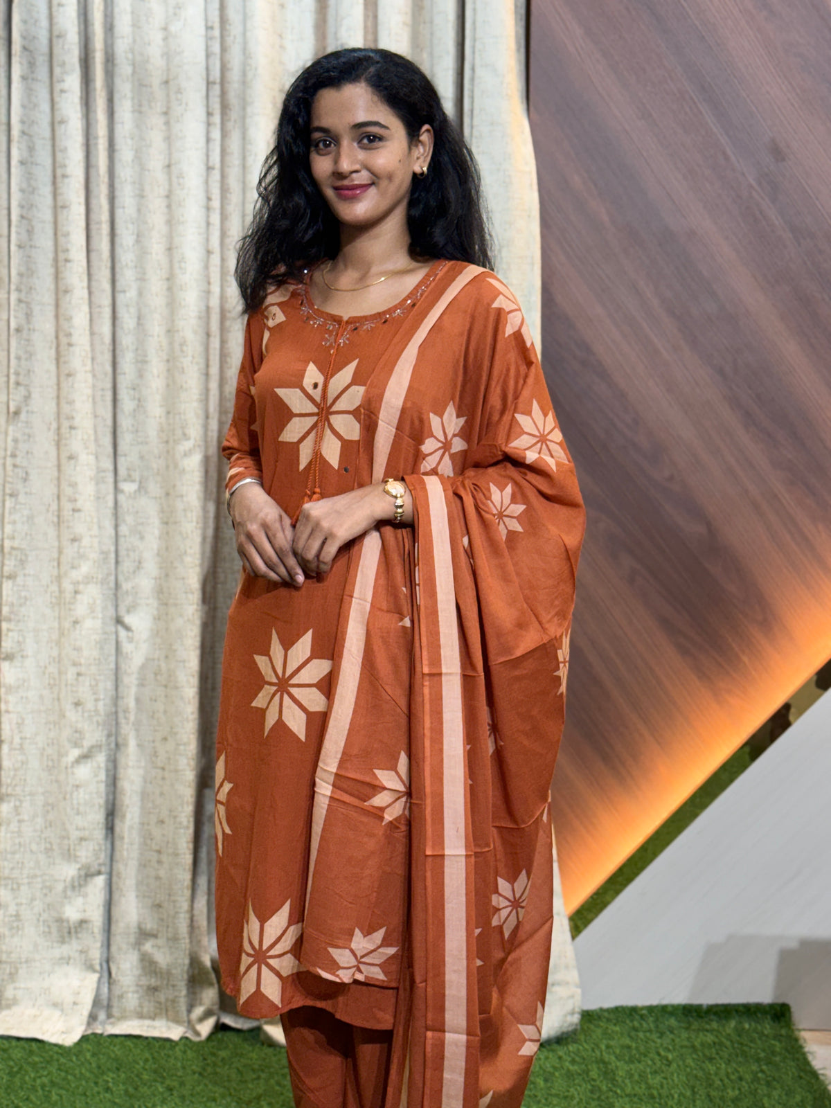 8880 - Cotton 3pc Kurta Set