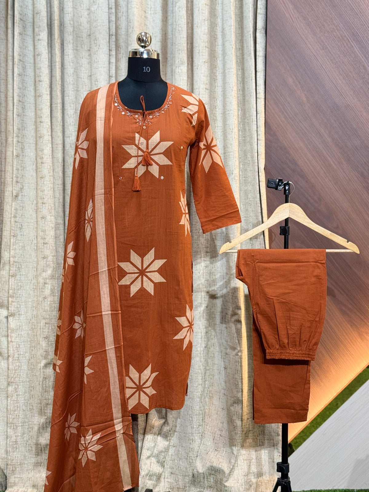 8880 - Cotton 3pc Kurta Set