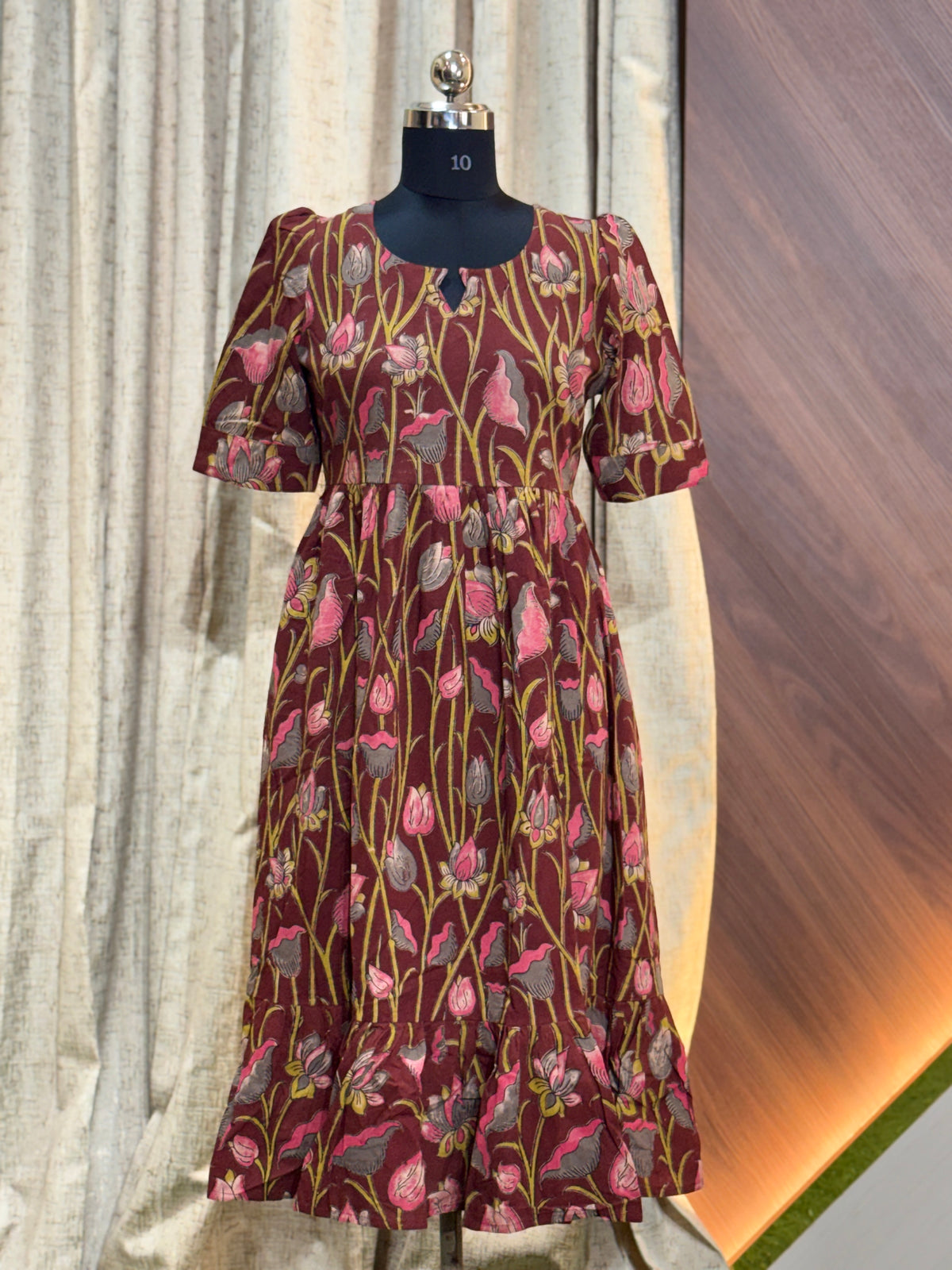 B895  - Kalamkari Frock
