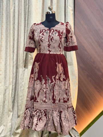 B892  - Kalamkari Frock