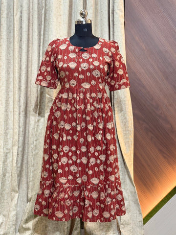 B891  - Kalamkari Frock
