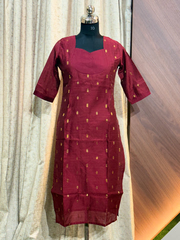 B436 - SILK KURTIS (For a wider hipline, buy one size larger)