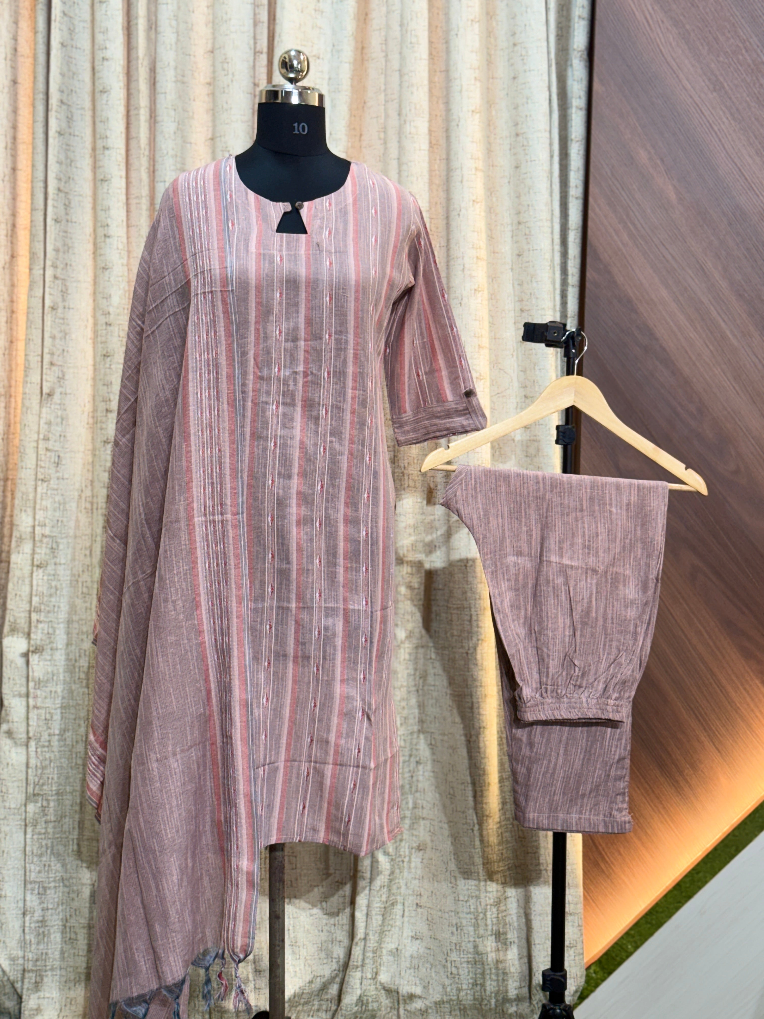 8948 - Cotton 3pc Kurta Set