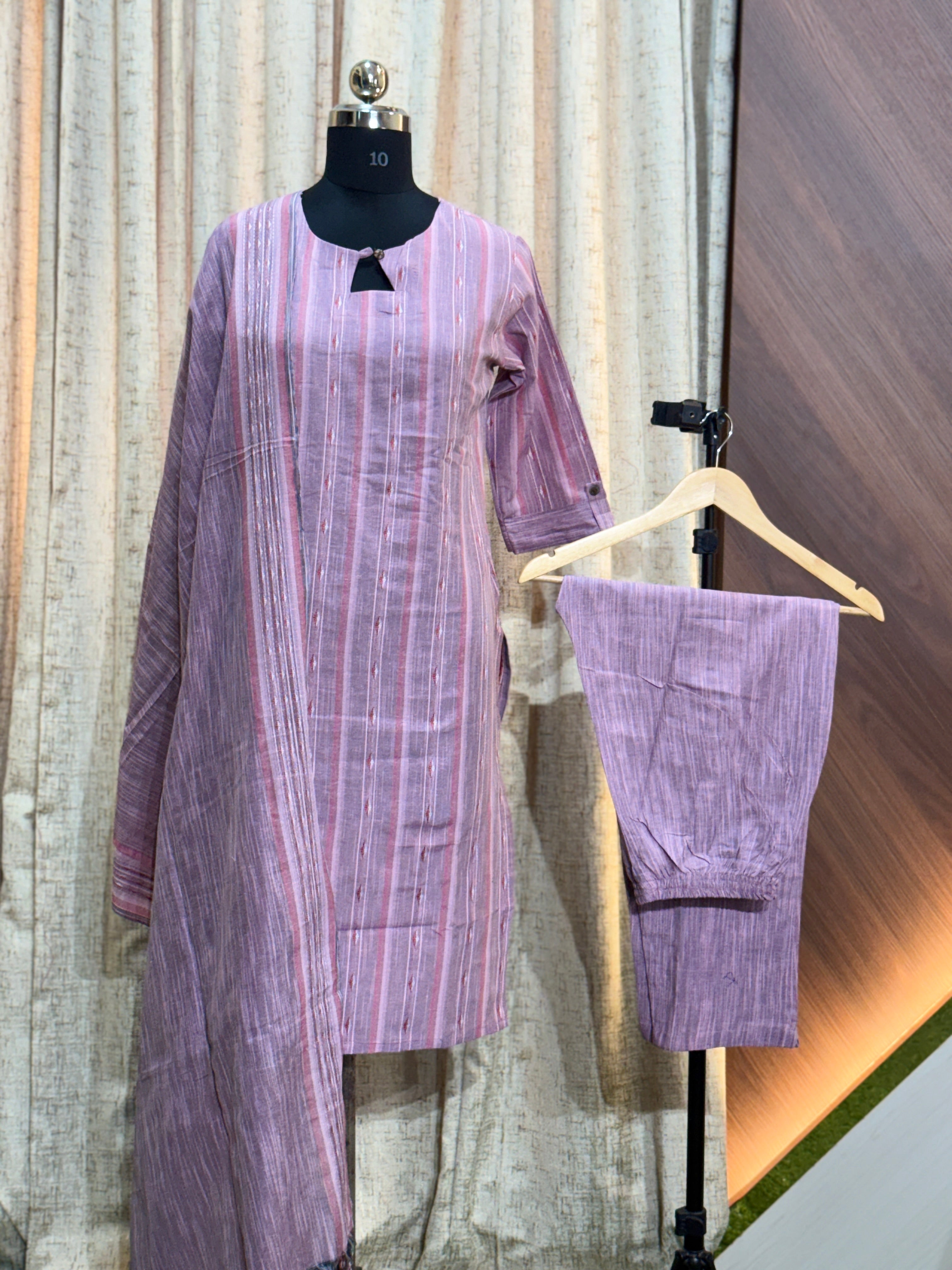 8944 - Cotton 3pc Kurta Set