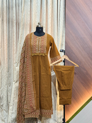 9008 - Cotton 3pc Kurta Set