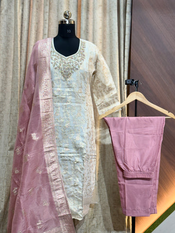S003  - Kurti with Pant and Dupatta
